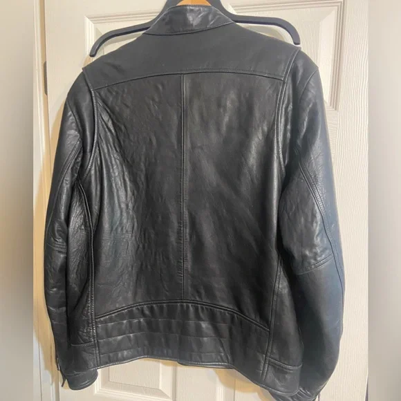 Harley-Davidson Sz L Men’s Black Leather Winged Jacket - Picture 4 of 15